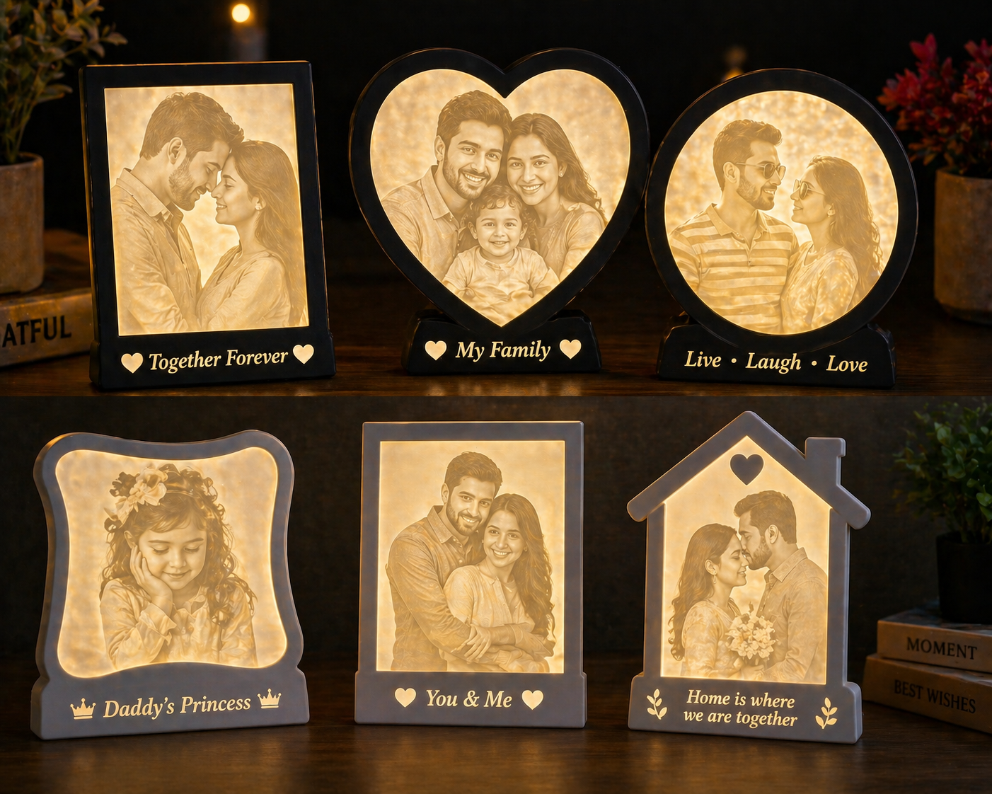 Lithophane Photo Frames